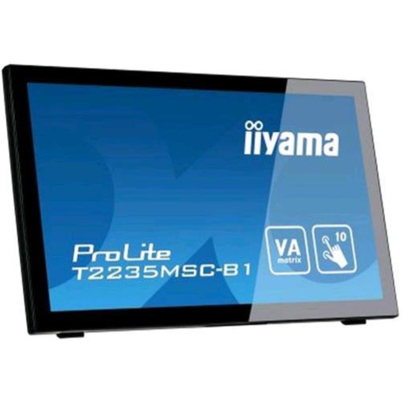 Iiyama monitor touchscreen 22 prolite t2235msc-b1 1920 x 1080 full hd va tempo di risposta 6 ms