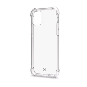 CELLY APPLE iPHONE 11 PRO COVER IN TPU + POLICARBONATO TRASPARENTE BIANCO