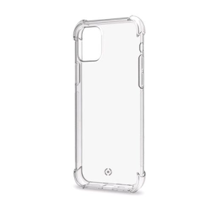 CELLY APPLE iPHONE 11 PRO MAX COVER IN TPU + POLICARBONATO TRASPARENTE BIANCO