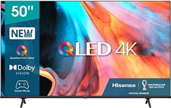 HISENSE 50E77HQ TV 50'' Smart 4K Ultra HD Display QLED sistema VIDAA colore Nero-a-rate-senza-busta-paga-scalapay-pagolight