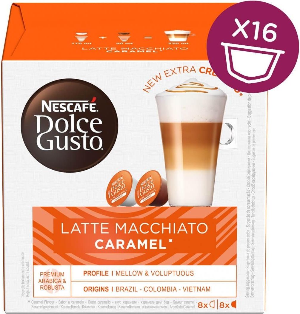 Nescafe Dolce Gusto Caramel Latte Macchiato 16 Capsule-a-rate-senza-busta-paga-scalapay-pagolight