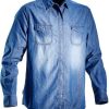 Diadora Camicia Denim Blu Washing Xl Shirt-a-rate-senza-busta-paga-scalapay-pagolight