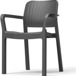 Keter Set 4 Sedie Bella Mono Chair Grafite-a-rate-senza-busta-paga-scalapay-pagolight
