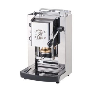 Faber pro total inox deluxe macchina per caffe` a cialde 44 mm pressacialda in ottone regolabile inox