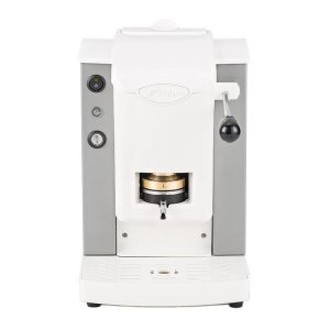 Faber slot plast macchina da caffe` a cialde 44 mm pressacialda in ottone telaio in metallo frontale in policarbonato bianco grigio