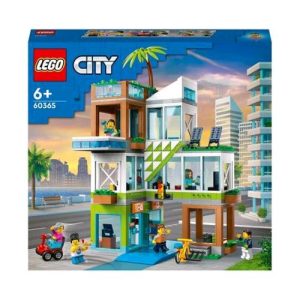 LEGO CITY CONDOMINI MODULAR BUILDING SET CON STANZE COMBINABILI E 6 MINIFIGURE