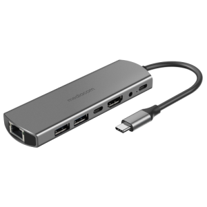 Mediacom MD-C314 Docking Station USB-C to HDMI/3*USB2.0/USB-C/GLAN