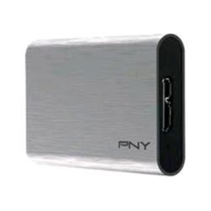 SSD PNY ELITE 240GB ESTERNO USB 3.2 TIPO-C ARGENTO