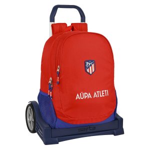Trolley per la Scuola Atlético Madrid Rosso Blu Marino 16 L