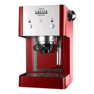 Gaggia grangaggia deluxe macchina caffe` espresso 1.050w 15 bar uso caffe` macinato capacita` 1lt colore rosso