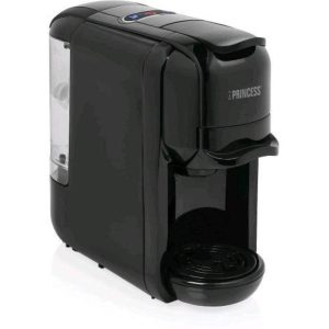 Princess 249452 multi-capsule coffee machine 3 in 1 compatibile con nespresso dolce gusto ese 1.40 w 600 ml 19 bar contenitore acqua removibile colore nero