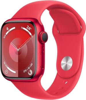 Apple Watch Serie 9 Cell 41mm Aluminium (PRODUCT)Red Sport Band (PRODUCT)Red S/M MRY63QL/A