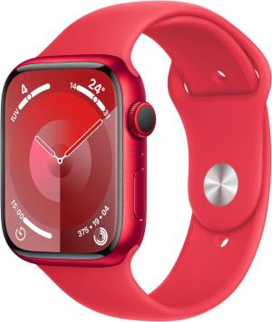 Apple Watch Serie 9 Cell 45mm Aluminium (PRODUCT)Red Sport Band (PRODUCT)Red S/M MRYE3QL/A