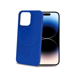 CELLY APPLE iPHONE 15 PRO COVER CROMOMAG COMPATIBILE MAGSAFE IN TPU BLU