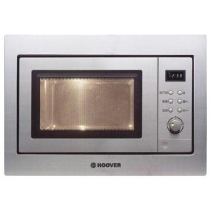 Hoover h-microwave 100 hmg281x microonde con grill da incasso capacita` 28 litri potenza 900w 8 livelli di potenza controllo elettronico acciaio inossidabile
