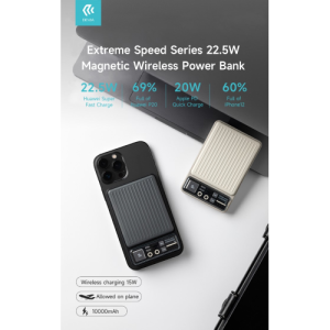 Devia Power bank carica rapida 22.5w wireless magnetico 10.000mah