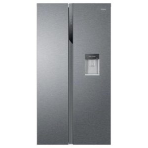 Haier hsr3918ewpg frigorifero side by side capacita` 521 litri classe energetica e total no frost 189 cm inox style