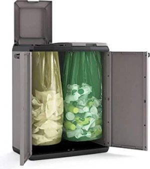Keter Armadio per Raccolta Differenziata Split Cabinet Recycling Basic 68x39x85 Cm-a-rate-senza-busta-paga-scalapay-pagolight