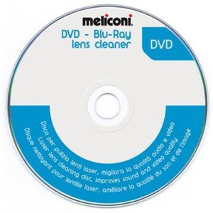MELICONI DVD/BLU RAY CLEANER DISCO PER PULIZIA LENTI LASER LETTORI DVD E BLU RAY