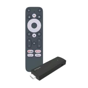 STRONG BOX ANDROID STICK TV 4K UHD HDMI GOOGLE TV GOOGLE PLAY STORE NETFLIX PRIME VIDEO DISNEY+ TOU TUBE CHROMECAST BLACK