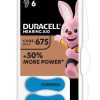 Duracell ActiveAir Batterie 6pz Acustiche Medical DA675 1Cnf/6pz