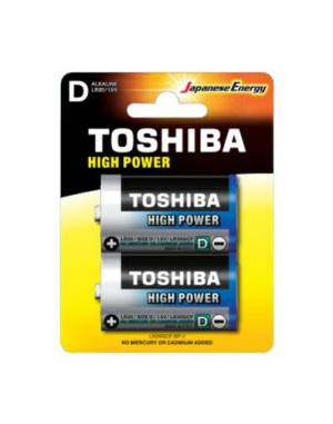 Toshiba Batterie Torcia D Alcalina LR20GCP BP-2 1Cnf/2pz