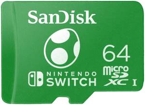 Switch Micro SDXC SanDisk 64GB for Nintendo Switch Yoshi
