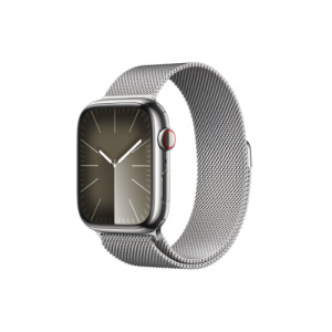 Apple Watch Series 9 GPS + Cellular 45mm Cassa in acciaio inossidabile silver - Silver milanese loop