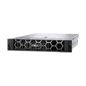 Dell poweredge r550 server rack 2u xeon silver 4310 2.1ghz ram 16gb 8 bay hdd 2.5 hot plug 1xssd 480gb black (xf0p3)