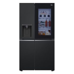 Lg gsgv81epll frigorifero side by side instaview 635 litri classe energetica e no frost wifi nero opaco dispenser senza allaccio