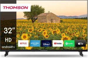 Thomson 32HA2S13 Tv Led 32'' Frame Less Smart-Tv Android 11 Dvb-t2-s2 Hd Nero-a-rate-senza-busta-paga-scalapay-pagolight