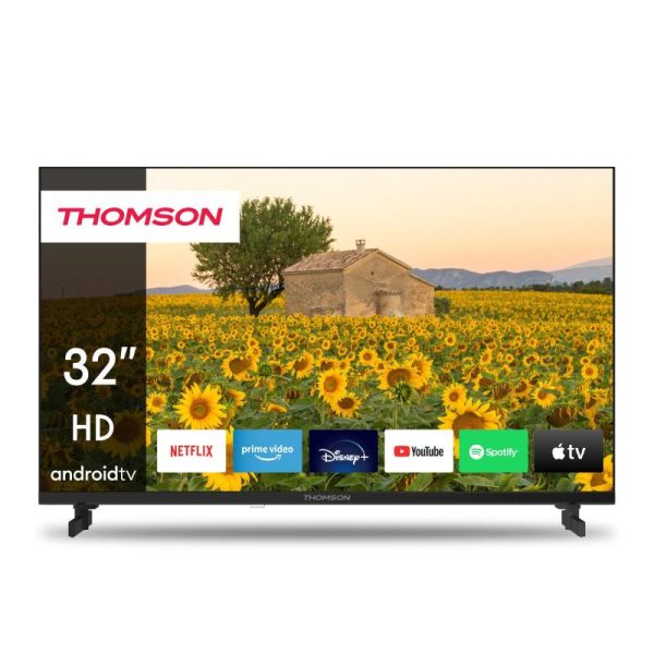 Thomson 32ha2s13 tv led 32`` frame less smart-tv android 11 dvb-t2-s2 hd nero