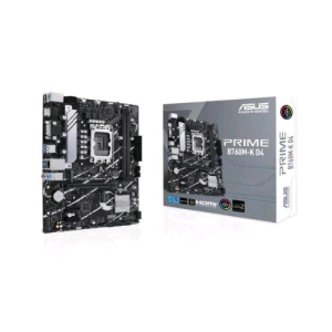 ASUS PRIME B760M-K SCHEDA MADRE INTEL B760 LGA 1700 mATX PCIE 4.0 DUE SLOT PCIE 4.0 M.2 DDR5 REALTEK 2.5GB ETHERNET VGA HDMI SATA 6 GBPS USB 3.2 FRONTALE GEN 1 AURA SYNC