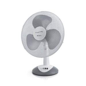 Ariete freshair (0844) - ventilatore da tavolo bianco/grigio - diametro 40 cm - 3 pale - 3 velocita`` - oscillante - 45w