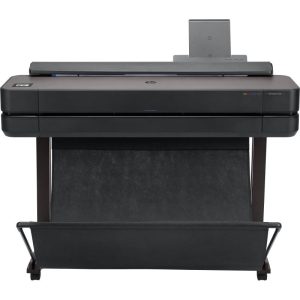 Hp designjet t650 stampante grandi formati 36 ink jet a colori a0 wi-fi fino a 0.45 min/pagina usb gigabit lan 2400 x 1200 dpi piedistallo incluso nero