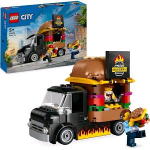 LEGO CITY FURGONE DEGLI HAMBURGER VEICOLO DA COSTRUIRE CON 2 MINIFIGURE E ACCESORI