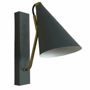 Lampada da tavolo DKD Home Decor Azzurro Metallo Dorato (12 x 25 x 29 cm)
