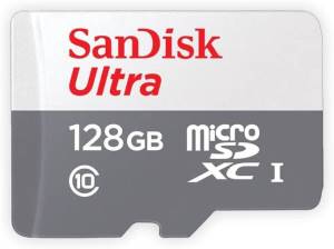 SanDisk Ultra MicroSD 128GBC10 UHS-I SDXC 100MB/s