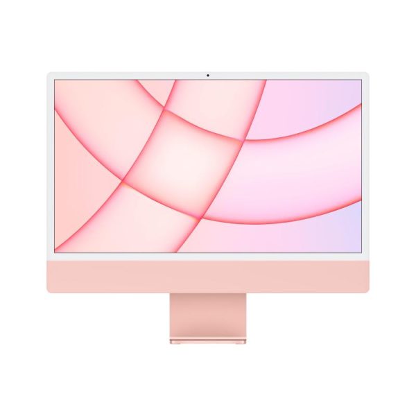 Apple imac 2021 24 retina 4.5k chip m1 gpu 8-core ram 8gb-ssd 256gb-macos big sur italia pink (mgpm3t/a)