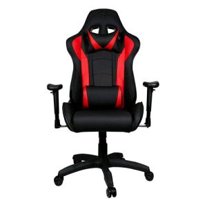 COOLER MASTER GAMING CHAIR CALIBER R1 POLTRONA GAMING ECOPELLE BLACK/RED