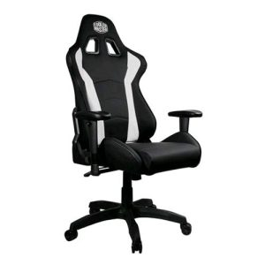 COOLER MASTER GAMING CHAIR CALIBER R1 POLTRONA GAMING ECOPELLE BLACK/WHITE