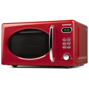 G3ferrari g1015502 sapormio vintage forno microonde con grill capacita` 20 litri potenza 700w 8 progammi rosso