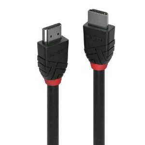 LINDY CAVO HDMI 4K HIGH SPEED BLACK LINE MASCHIO/MASCHIO 0.5 MT BLACK