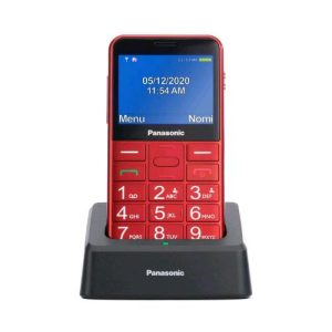 PANASONIC KX-TU155 EASY PHONE 2.4" BLUETOOTH TASTI GRANDI TASTO SOS TORCIA LED RED