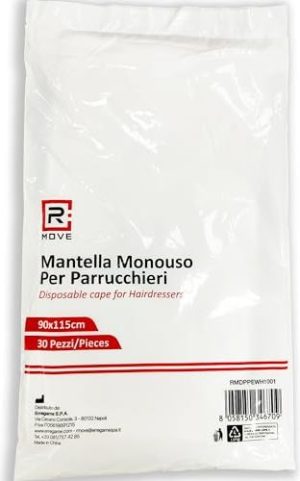 Rmove 1 Confezione da 30 Mantelle Monouso per Parrucchieri 90x115cm-a-rate-senza-busta-paga-scalapay-pagolight