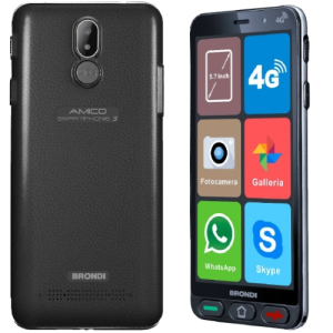 SMARTPHONE BRONDI AMICO S 5.7" 8GB RAM 1GB DUAL SIM BLACK