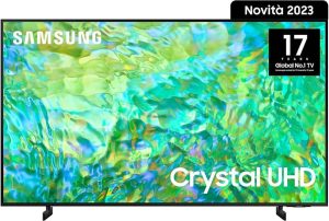 Samsung Tv Led 4K UE75CU8070UXZT 75 pollici Smart Tv Processore Crystal 4K OTS Lite-a-rate-senza-busta-paga-scalapay-pagolight