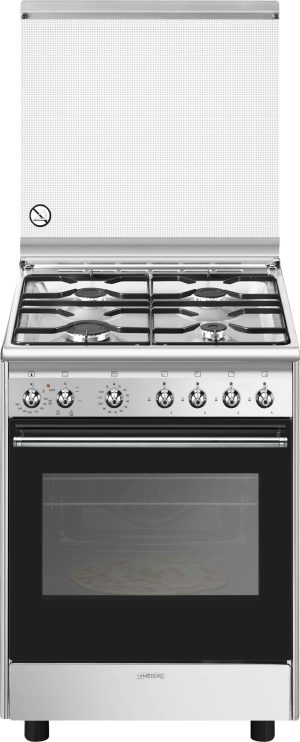 Smeg Concert CX61GMPZ Cucina a Gas Stainless Steel Classe Energetica A-a-rate-senza-busta-paga-scalapay-pagolight