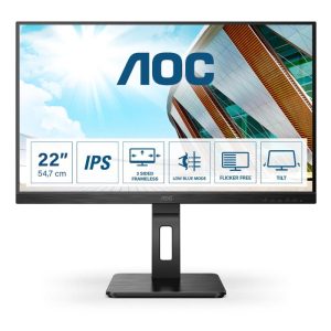 Aoc monitor 21.5`` led ips 22p2q 1920x1080 full hd tempo di risposta 4 ms