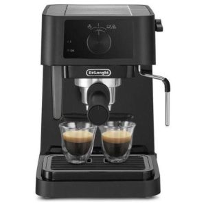 Delonghi ec235.bk stilosa macchina da caffe` a pompa potenza 1100 w capacita` 1 litro montalatte per cappuccini nero